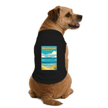 Bjerregard, Denmark - Premium Organic Dog T-Shirt - black - Back