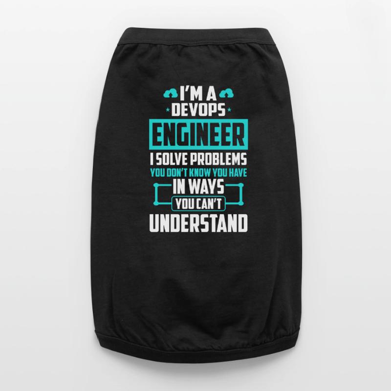 DevOps Engineer I Solve Problems You Cant Premium Organic Dog T-Shirt