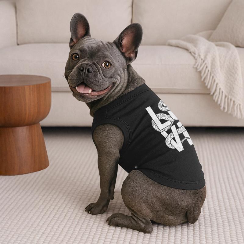 King Python Snakes LOVE Terrarium Python Premium Organic Dog T-Shirt