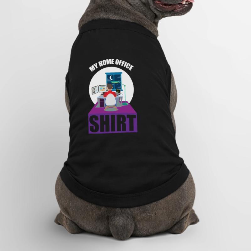 Night Shift Coder Programmer Desk Graphic Premium Organic Hunde-T-Shirt