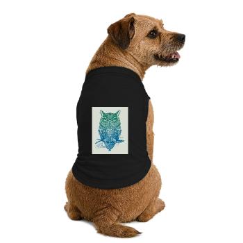 GoVoR_EULE - T-shirt bio premium pour chien - noir - Dos