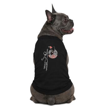 Donnez de l’amour - T-shirt bio premium pour chien - noir - Dos