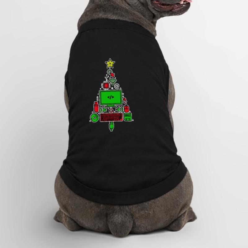 Développeur de scripts de débogage de code Computer Geek T-shirt bio premium pour chien
