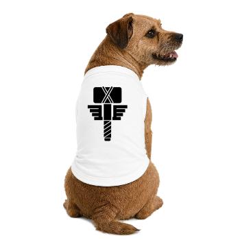 Thor - T-shirt bio premium pour chien - blanc - Dos