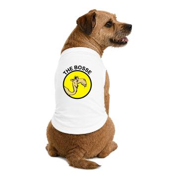 The Bosse I - T-shirt bio premium pour chien - blanc - Dos