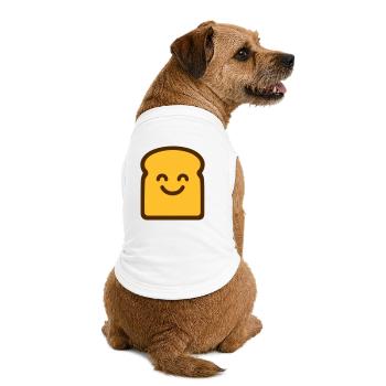 Cute Toast - Premium Organic Hunde-T-Shirt - Weiß - Hinten