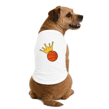 Basketball - T-shirt bio premium pour chien - blanc - Dos
