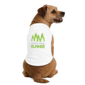 Ultra Trail Runner - T-shirt bio premium pour chien - blanc - Dos