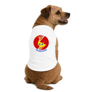 Dordogne 24 - T-shirt bio premium pour chien - blanc - Dos