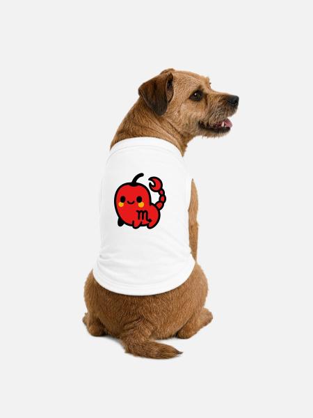 Sweet Chili Scorpion - Premium Organic Dog T-Shirt - white
