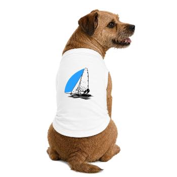 49er Dériveur à voile Régate de voilier Voile Sports de voile - T-shirt bio premium pour chien - blanc - Dos
