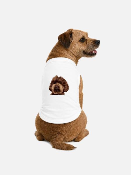 Schnoodle Doodle Dog - Premium Organic Hunde-T-Shirt - Weiß