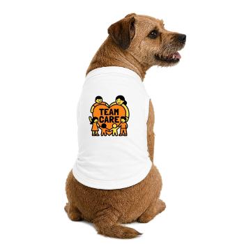 Armoiries du Kit du Cœur Team Care - T-shirt bio premium pour chien - blanc - Dos