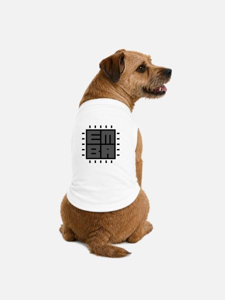 EMBA firmware analyzer - Premium Organic Hunde-T-Shirt - Weiß