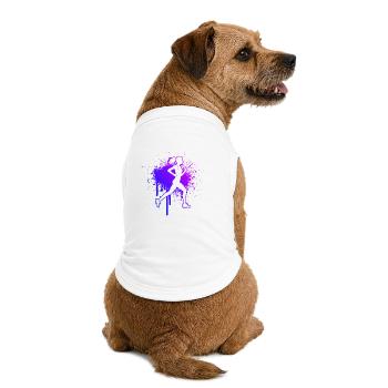 Idée cadeau pour la course de marathon pour le coureur - T-shirt bio premium pour chien - blanc - Dos