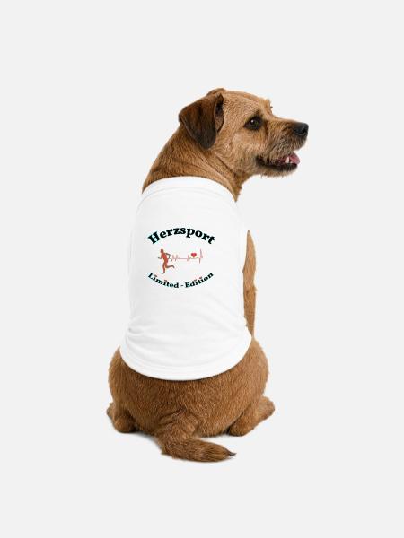 Heart sports - Premium Organic Dog T-Shirt - white