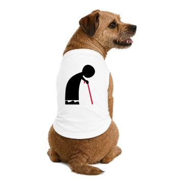 Oma - Premium Organic Hunde-T-Shirt - Weiß - Hinten