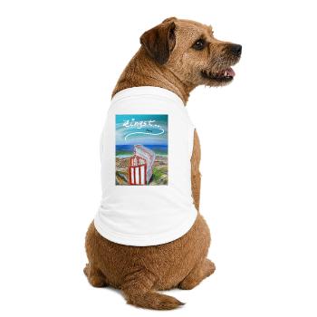 EG Meer I Strandkorb I Zingst I Ostsee l Bild - Premium Organic Hunde-T-Shirt - Weiß - Hinten