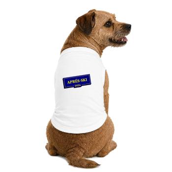 Après-ski 2026 - T-shirt bio premium pour chien - blanc - Dos