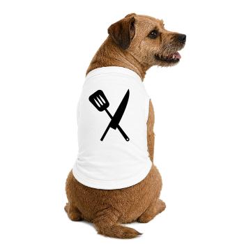 Cuisine - T-shirt bio premium pour chien - blanc - Dos