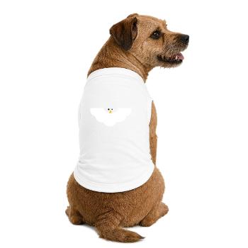 Visage Nuage Câlin - T-shirt bio premium pour chien - blanc - Dos