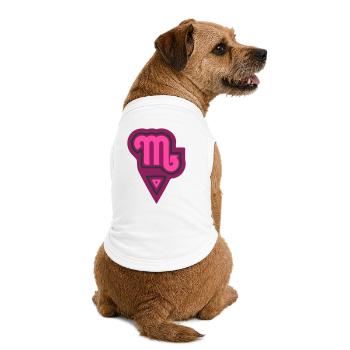 Tierkreis, Stammesskorpion und Wasser - Premium Organic Hunde-T-Shirt - Weiß - Hinten