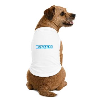 Höganäs Skåne Sky Blue - Premium Organic Hunde-T-Shirt - Weiß - Hinten
