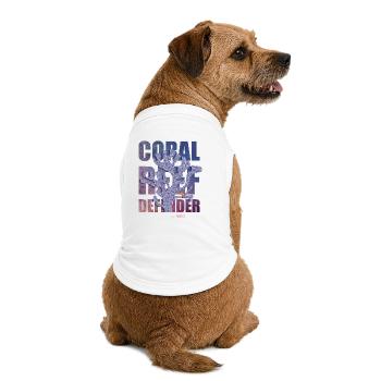 Coral Defender Crew by .NEMO - T-shirt bio premium pour chien - blanc - Dos