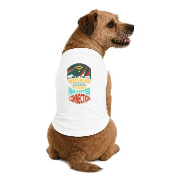 Safari Afrique Serengeti faune et savane animaux - T-shirt bio premium pour chien - blanc - Dos
