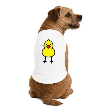 Küken - Premium Organic Hunde-T-Shirt - Weiß - Hinten
