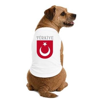 Turquie Türkiye - T-shirt bio premium pour chien - blanc - Dos