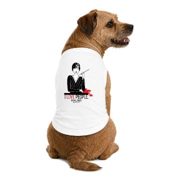 Philanthropie - T-shirt bio premium pour chien - blanc - Dos
