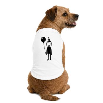 Geburtstag - Premium Organic Hunde-T-Shirt - Weiß - Hinten