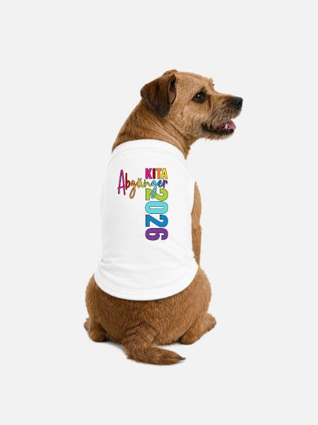 Kita Abgänger 2026  - Premium Organic Hunde-T-Shirt - Weiß