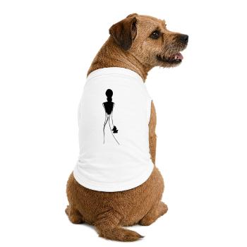 Braut - Premium Organic Hunde-T-Shirt - Weiß - Hinten