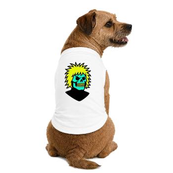 Skullman avec une coiffure cool - T-shirt bio premium pour chien - blanc - Dos