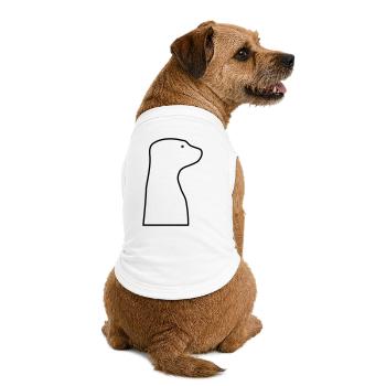Meerkat - Premium Organic Dog T-Shirt - white - Back