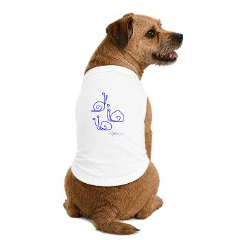 Schneckenmeeting © Chyropterum Innoxius - Premium Organic Hunde-T-Shirt - Weiß - Hinten