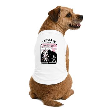 Zebra Einhorn - Premium Organic Hunde-T-Shirt - Weiß - Hinten