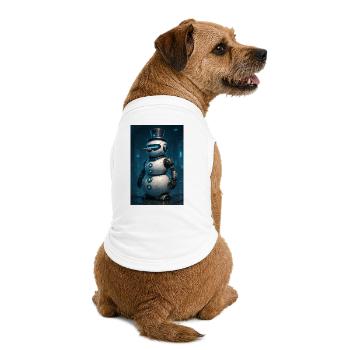 RockyZoo21 - Premium Organic Dog T-Shirt - white - Back