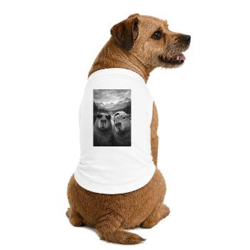 Sonnenbrillen Marmot Duo - Premium Organic Hunde-T-Shirt - Weiß - Hinten