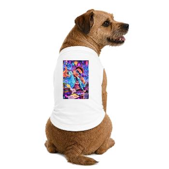 1000202901 - Premium Organic Hunde-T-Shirt - Weiß - Hinten