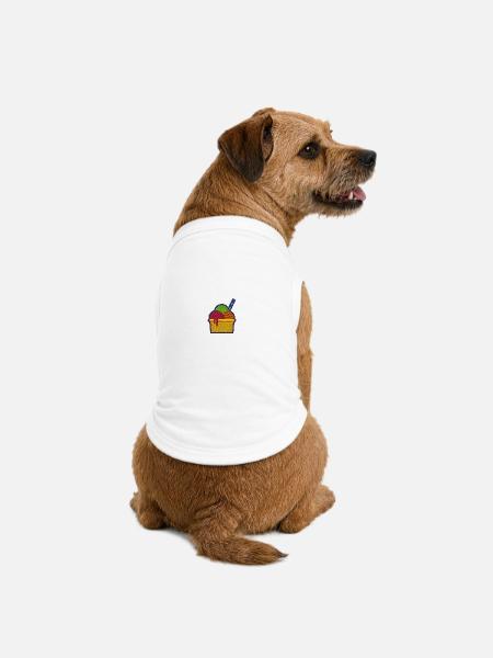 Ice - Premium Organic Dog T-Shirt - white