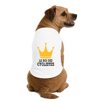 Cyclisme / Cycliste / Vélo / VTT / BMX - T-shirt bio premium pour chien - blanc - Dos