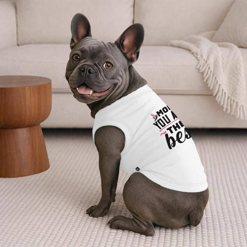Muttertag, Muttertag, Muttertag, Muttertag, Muttertag Premium Organic Hunde-T-Shirt