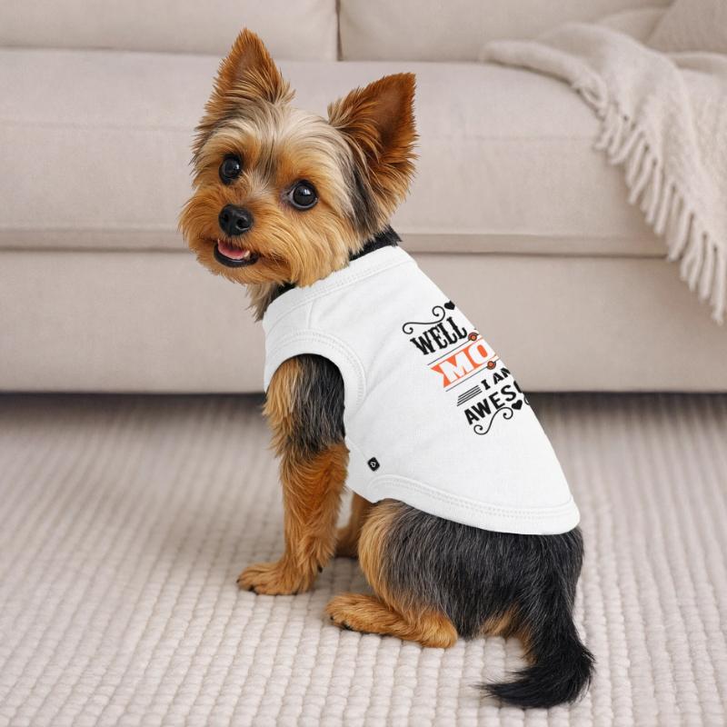 Muttertag, Muttertag, Muttertag, Muttertag, Muttertag Premium Organic Hunde-T-Shirt