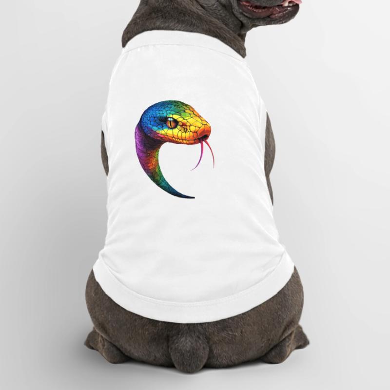 Serpent Python Cobra Mamba Serpent à sonnettes Serpent T-shirt bio premium pour chien