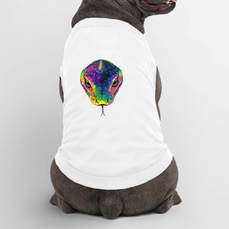 Serpent Python Cobra Mamba Serpent à sonnettes Serpent T-shirt bio premium pour chien