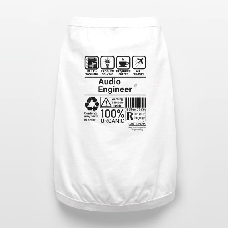 Audio Engineer multi tasking problem solving Premium Organic Dog T-Shirt
