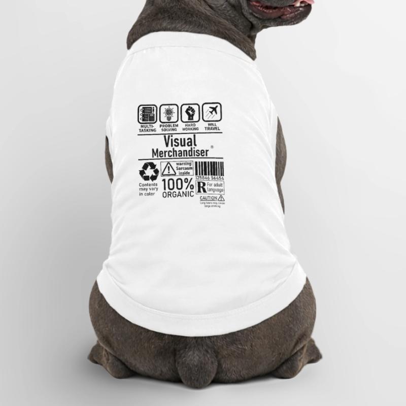 Visual Merchandiser multi tasking problem solving Premium Organic Hunde-T-Shirt